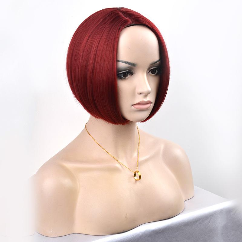 Νέες Ευρωπαϊκές Και Αμερικανικές Περούκες, Τα Γυναικεία Κοντά Μαλλιά Χωρίζονται σε Καρέ, Περούκα, Κάλυμμα Κεφαλής, Καρέ, Γυναικεία Κοντά Μαλλιά.