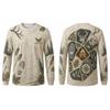 2026 New Outdoor Hunting Long Sleeve T-shirt Camo Compound Bow Graphic Camping Hiking Tops Lightweight Quick Dry Tees Men's Gift
