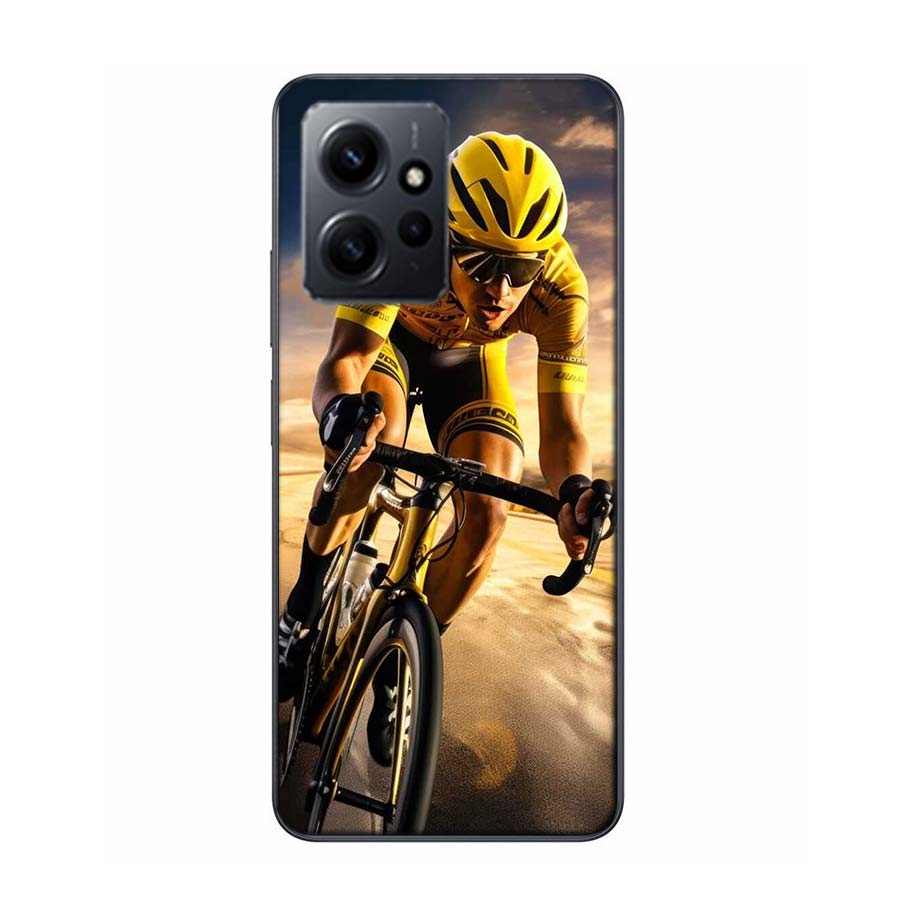 Bicycle Race Phone Case For Redmi 12 13C 12C 15C 9 10 10C Note 13 Pro Plus 14 15 Pro 9T 9C 9A TPU Soft Cover Clear Cell Cases Sh
