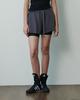 Nubaibeu Women'S 2-In-1 Leggings Shorts [Charcoal]