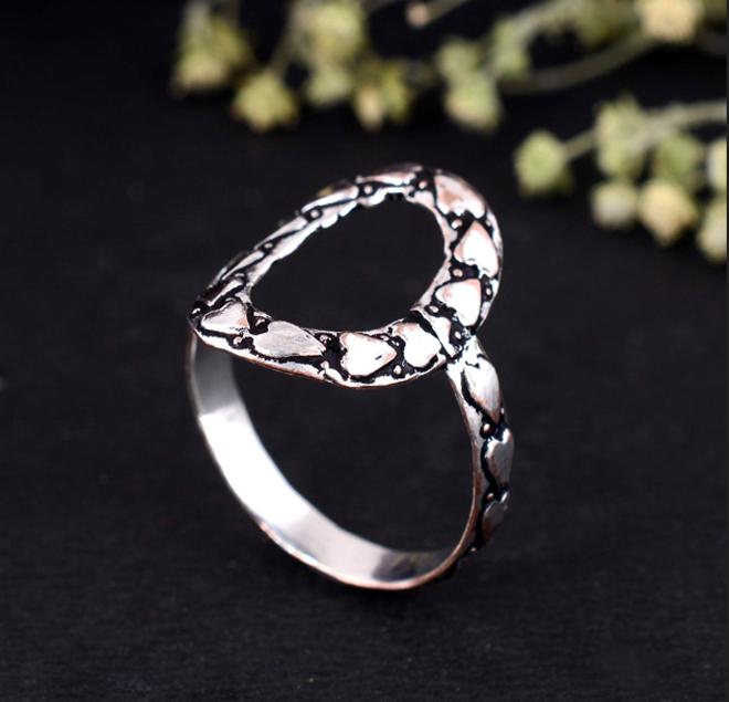 Silver Arthritis Thumb Splint – Handmade Adjustable Ring for Pain Relief, Joint Support, and Daily Wear