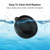 For GoPro MAX2 PULUZ Silicone Dual-Lens Cover (Black)