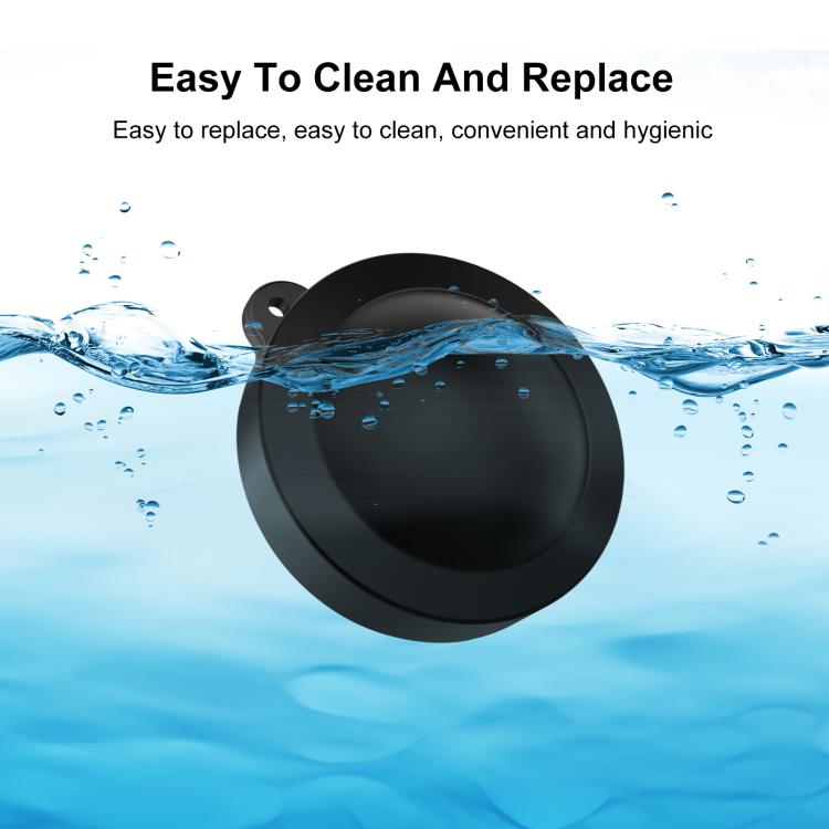 For GoPro MAX2 PULUZ Silicone Dual-Lens Cover (Black)