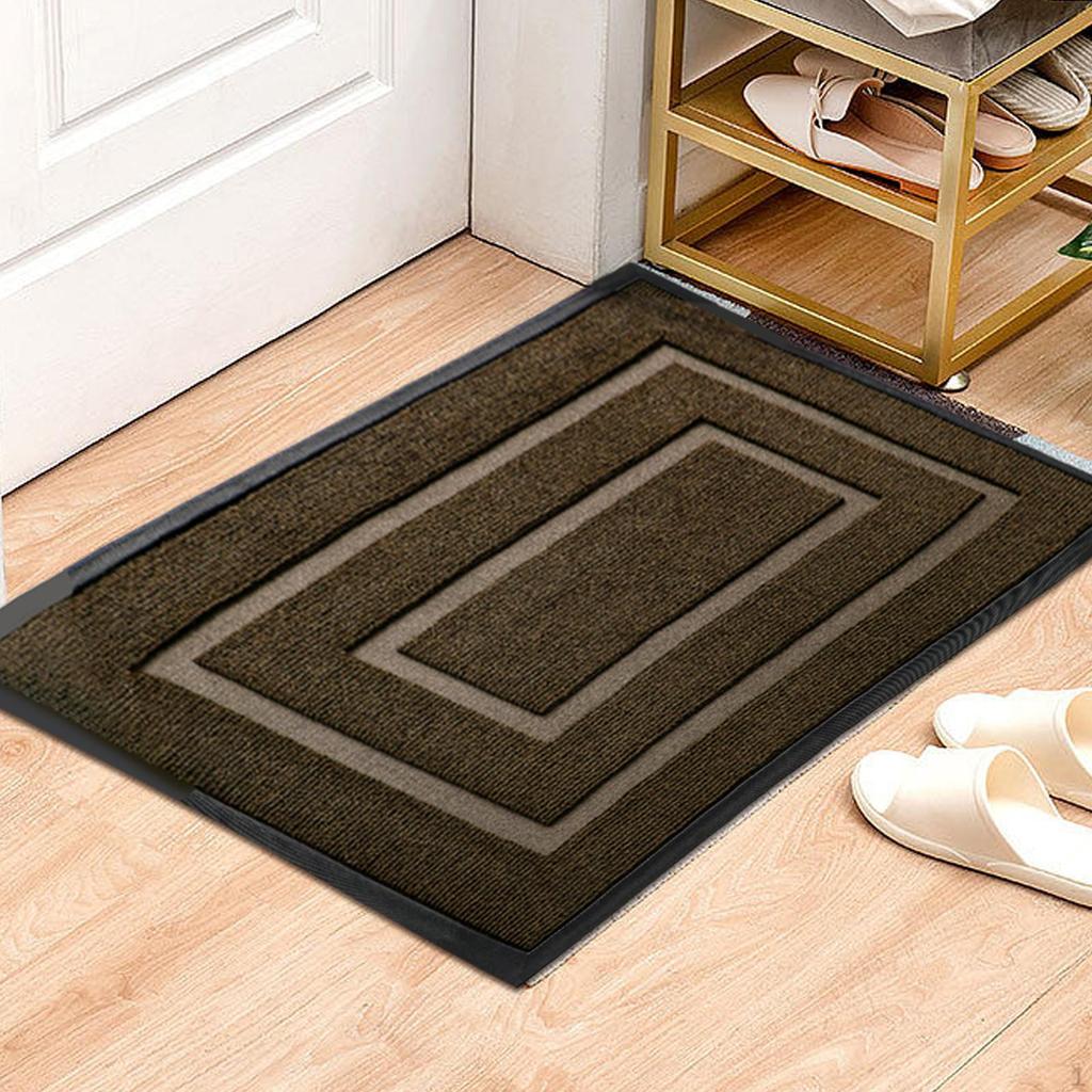 Front Door Mat Entry Rug Nonslip Home Decor Washable Welcome Carpet for Indoor