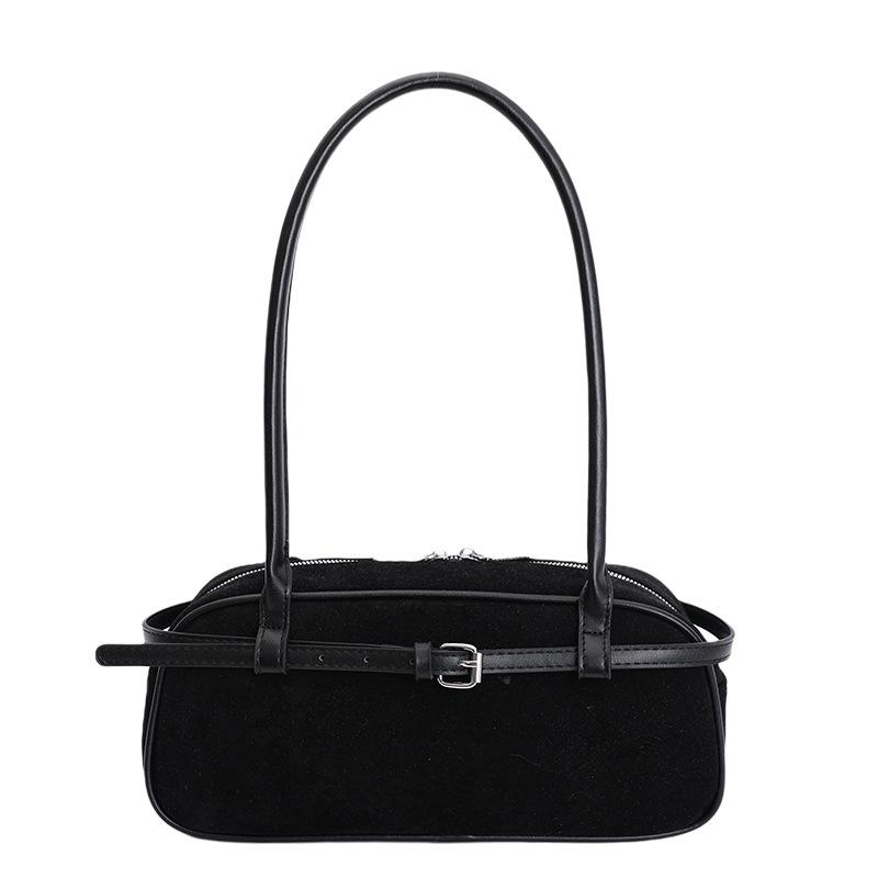 

Single-shoulder Bag, Fashionable and Simple; Underarm Bag, High-end Commuter Handbag чёрный