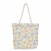 Multifunctional Dog Paws Printed Thick Rope Shoulder Beach Bag Casual Large Capacity Handbag 7601