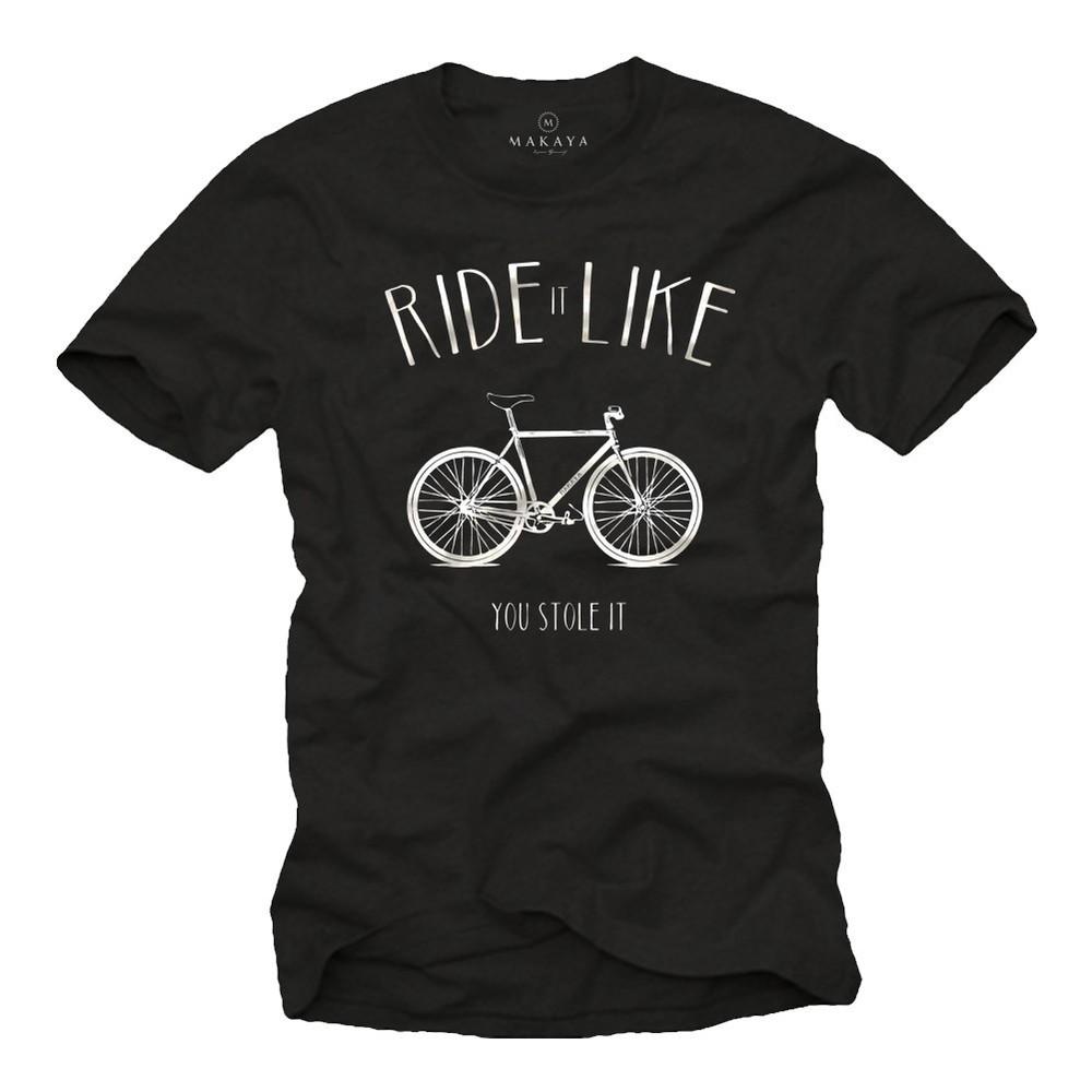 Cool Bicycle Mens TShirt with Fixie  Mens Road Bike Biker Cycling Jersey Unisex T-Shirt XL