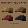 Retro Forward Hat Imitation Suede Timeless Ivy Cap Casual Beret  Autumn Winter Wear