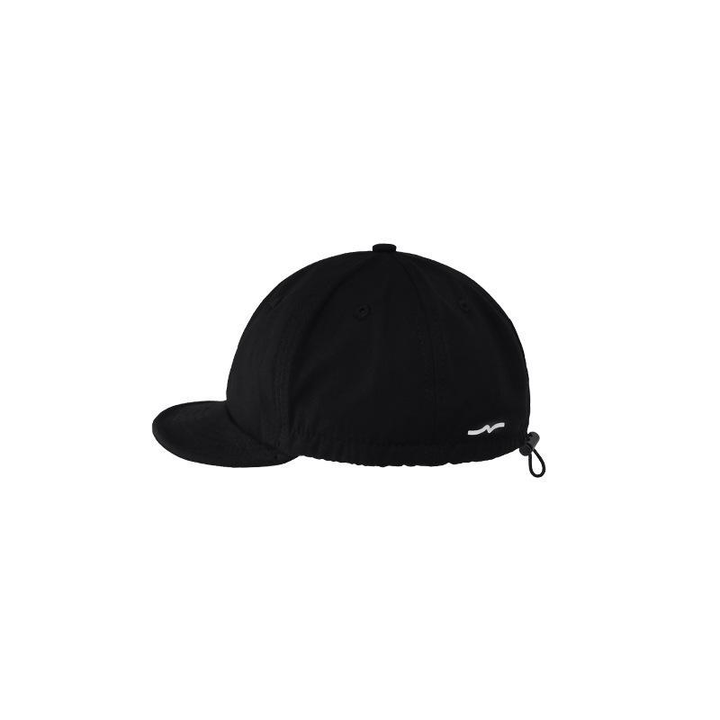 

Big Head Circumference Sun Protection Cap Summer Short Brim Hat Japanese Adjustable Soft Brim Hat 56-58 чёрный