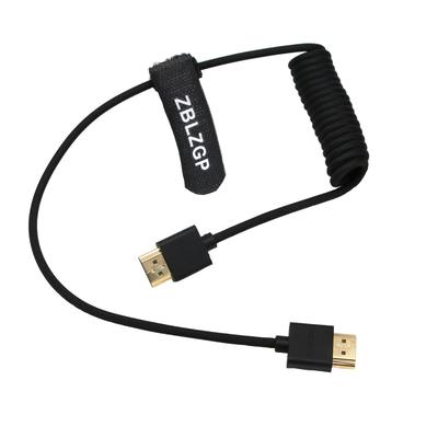 ZBLZGP HDMI-Kabel Typ A 4K 8K 60Hz Stecker auf Stecker Verlängerung Geflochtenes Spiralkabel High Speed Adapter Dynamisches HDR ARC HDMI auf HDMI Kabel 2.1