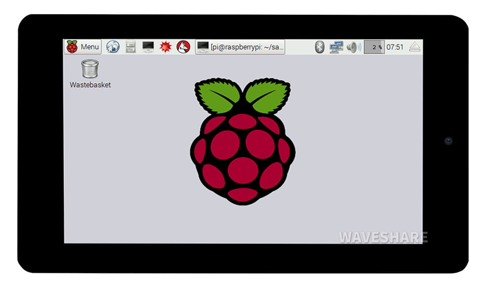 Touch screen, 7", 800×480