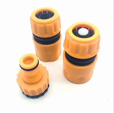 Garden Spray Hose Nozzle Plastic Tap Connector Automatic Watering Device for Outdoor Garden Irrigation System