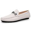 Men's Genuine Leather Slip-On Loafers - Autumn Collection, Casual Work Shoes, Large Sizes Available