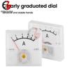 AC 0-300V DC 0-20V Voltmeter 10A 20A 30A 50A Ammeter Mini Voltage Current Meter Tester Analog Pointer Volt Ammeter Panel Meter