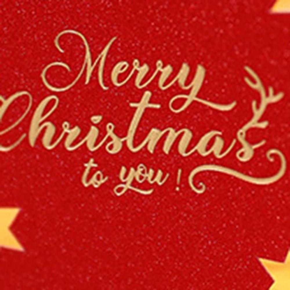 6PCS Square Christmas Candy Box with Bell and Ribbon Chocolate Box Christmas Gift Packing Box  Kids