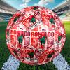 Custom Name Personalized Cristiano Ronaldo-A Print Size 5 Soccer Ball Training & Match Football, for Team, Kicking, Gift for Football Enthusiasts