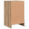 LED Nightstand Artisan Oak 38 x 34 x 61 cm Particleboard