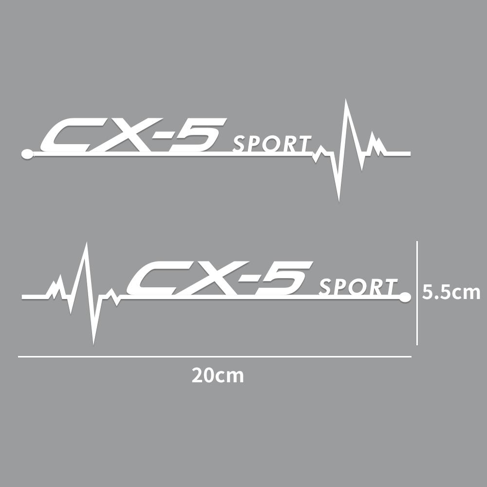 Car Styling 2pcs Car Side Window Body Decoration Stickers For Mazda Axela Atenza CX-3 E CX-5 CX-8 MS Demio MPS 3 6 Car Accessories