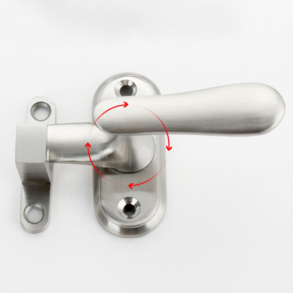 Door Lock Stainless Steel Door Bolts Wood Casement Latch Bathroom Door Lock Latch Anti-theft Window Door Latches Buckle Hardware