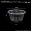 Disposable Round Plastic Soup Bowls with Lids