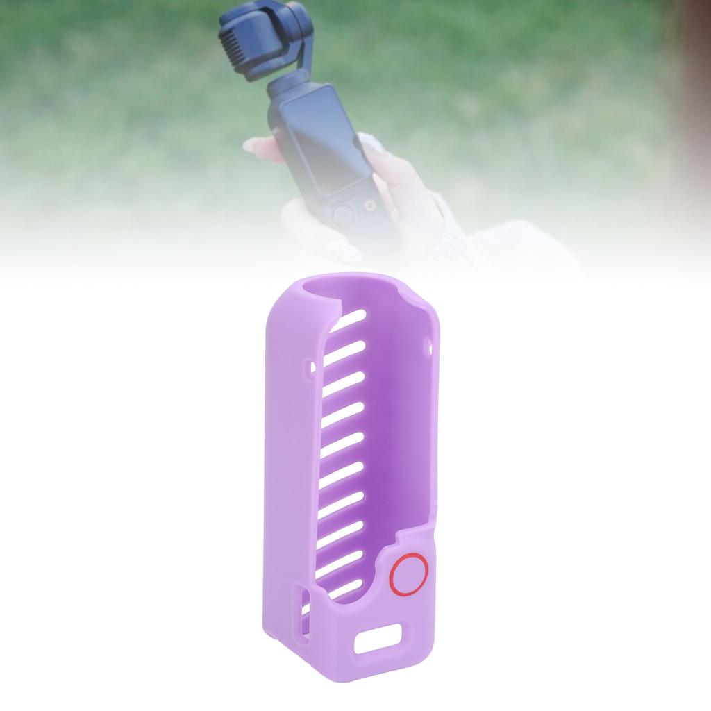Protective Case for 3 TPU Shockproof Anti Slip Handheld Action Camera Protective Sleeve Cover with Wrist Strap