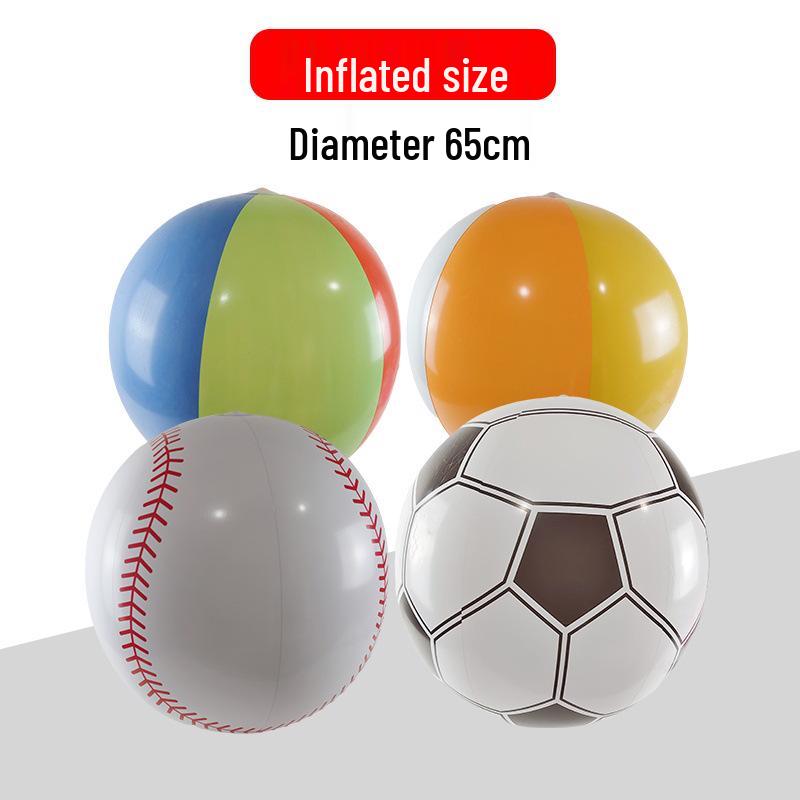 

Colorful Six-Panel Inflatable Beach Ball for Kids Water Play and Pool Parties