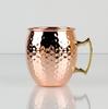 Hammered Stainless Steel Moscow Mule Mug - Copper-Plated European Cocktail Cup