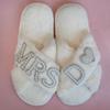 Women's Plush Velvet Furry Wedding Indoor Slippers