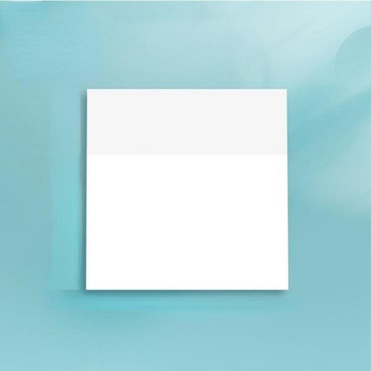 

50 листов, прозрачные липкие блокноты, наклейки, бумажный прозрачный блокнот, водонепроницаемый блокнот