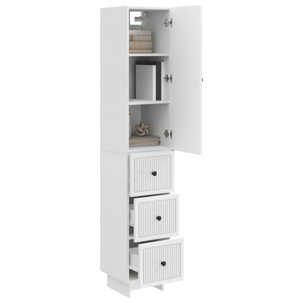 Cabinet Set 2 Pcs 33 X 34.5 X 90 Cm Particleboard