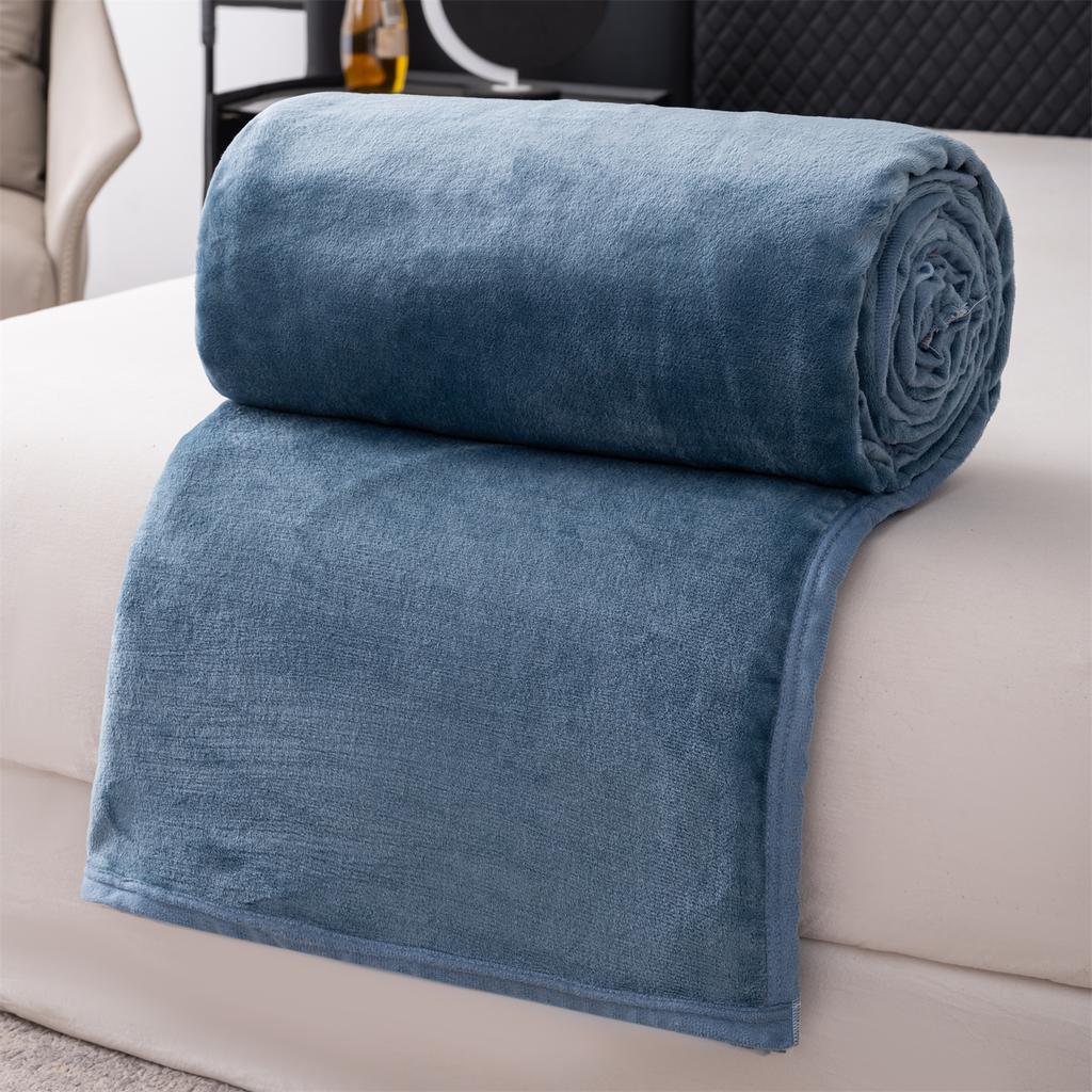 Cartoon Pattern Thick Flannel Blanket Lightweight Warm Nap Throw Blanket for Sofa All Season Cozy Soft Plush Bedspread Bed Sheet