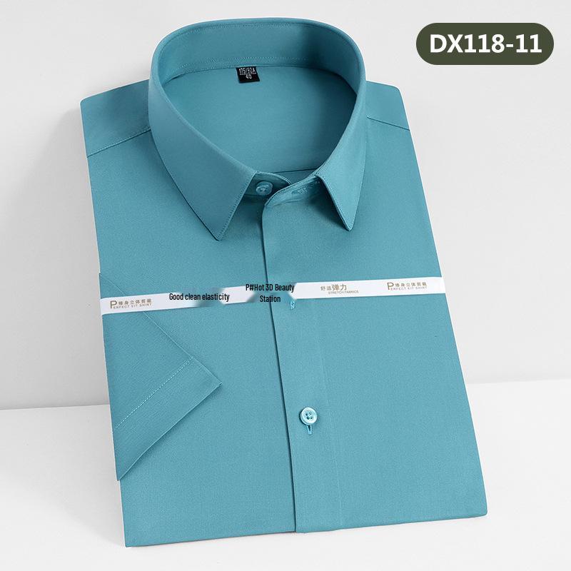 

Unisex Bamboo Fiber Short Sleeve Shirt - Cool, Breathable & Iron-Free, Logo Embroidery Available 39