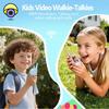 Video Walkie Talkies for Kids 2 Pack Rechargeable Intercom Walkie-talkie Cute 2 Inch Screen One-Click Call For Kids Gifts
