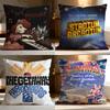 Hot R-Rred Hot Chili Peppersed Cushion Cover Soft Washable Pillow Case Multi-Scene for Couch Bed Travel Office Use