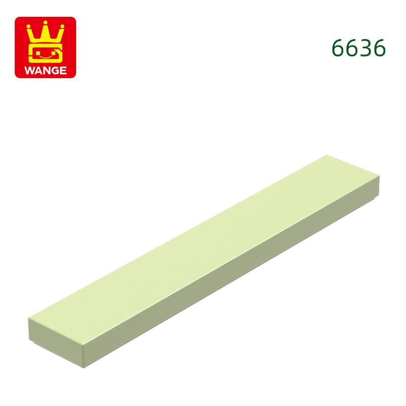 121Pcs/lot 6636 1x6 Tile Building Block Moc Classic Accessories Compatible with Brick Children Toys Gift Box