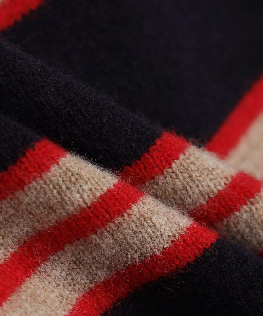 BROOKS BROTHERS Wool Striped Crewneck Sweater (Multi) (Bbwrmmf401)