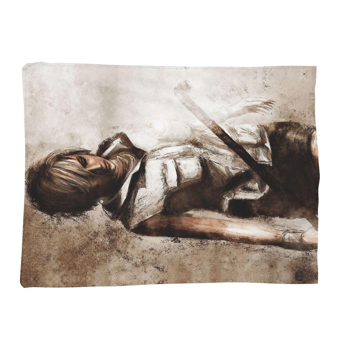 

Silent Hill Horror Game Blanket Soft Warm Flannel Throw Blanket Bedding for Bed Living room Picnic Travel Home Couch 80x120cm