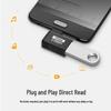 Type-C OTG Adapter: High-Speed Type-C Male To USB 3.0 Female PD Elbow Converter