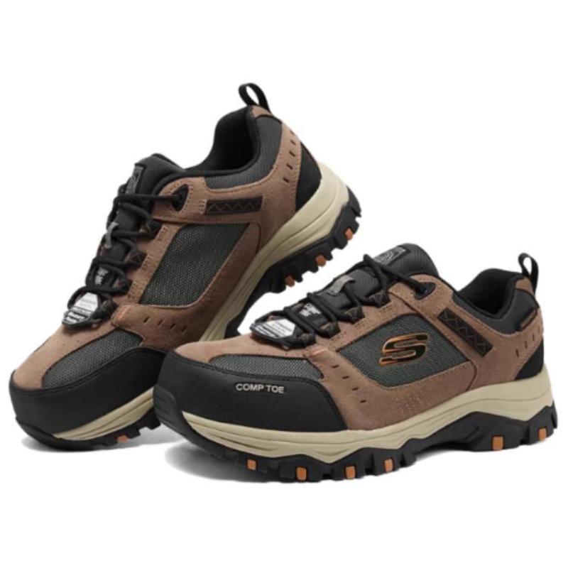 Skechers Scarpe Casual da Uomo per Esterno Marrone Nero 77183W-BRBK