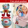 Cute Plush Pendant Toy With Soft ,Perfect For Bags, Keys, Adding Charm And Warmth To Daily Life.