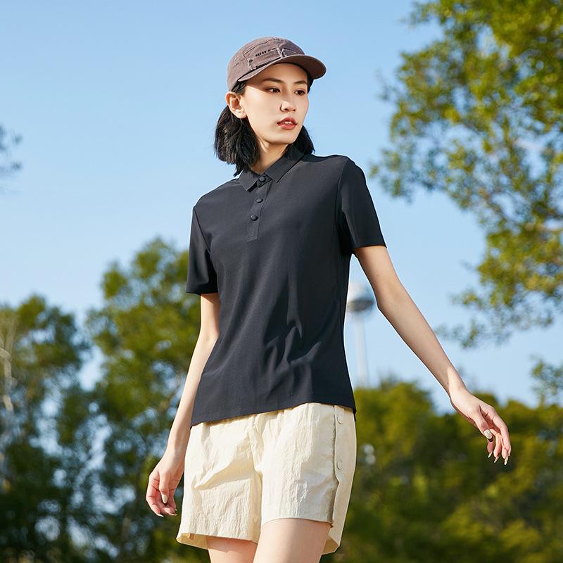 

Популярная быстросохнущая рубашка-поло из ледяного шелка - Свободная, легкая летняя одежда для среднего и пожилого возраста XL