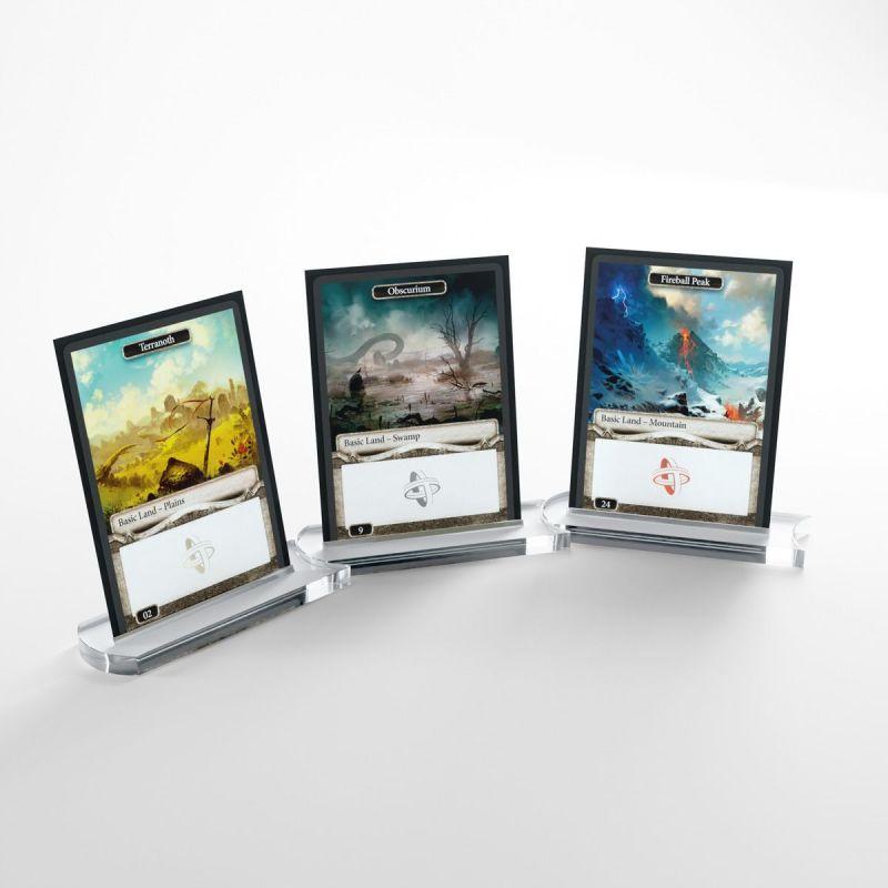 Gamegenic Premium Card Stands 4-Pack Acrylic Card Stands