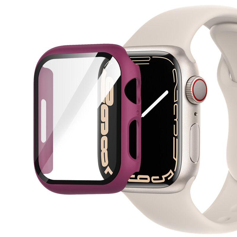 Durable Pc Case With Hd Clear Screen Protector For Apple Watch Protects Against Accidental Drops