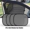 5PCS Sun Visor Auto Supplies Sunshade Car Window Suction Cup Shade Car Curtain Auto Sun Shade Car Styling Covers Sun Visor