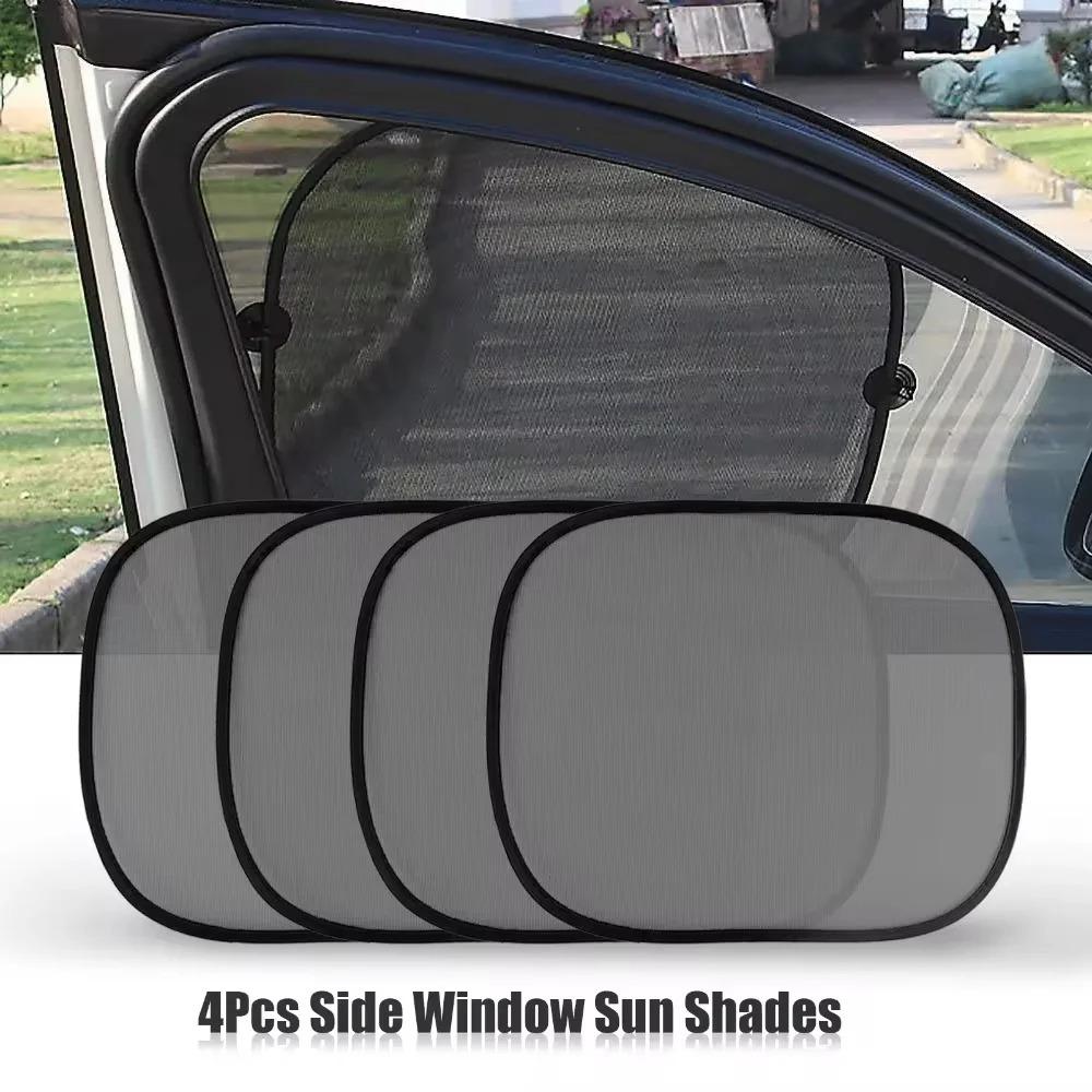 5PCS Sun Visor Auto Supplies Sunshade Car Window Suction Cup Shade Car Curtain Auto Sun Shade Car Styling Covers Sun Visor