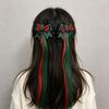 1/2Pcs Vibrant Festive Hairpin Ornament Santa Claus Wig Braid Hair Tie  Christmas Party