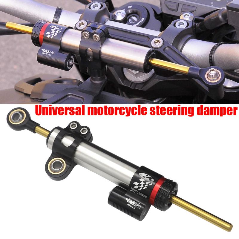 

CNC Universal Aluminum Motorcycle Damper Steering Stabilize Safety Control For Yamaha MT09 MT07 YZF R1 R6 FZ1 XJR1300 MT-07