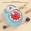 Magnetischer Runder Timer 60 Minuten Visueller Countdown-Timer für Lehrer Klassenzimmer Kinder Hausaufgaben Lesen Erwachsene Kochen Fitnessstudio