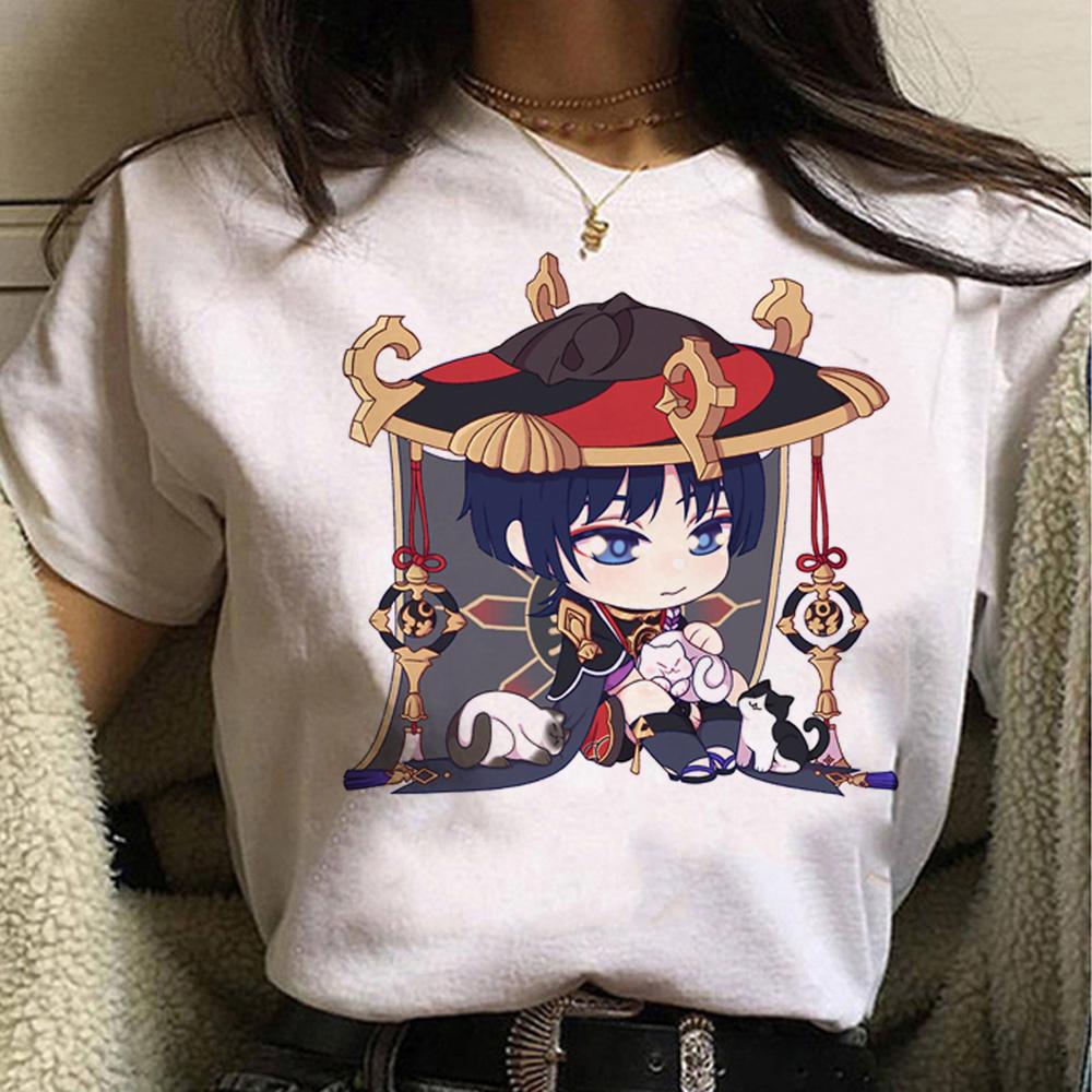 Genshin Impact T Shirt Unisex Harajuku Tshirt Unisex Harajuku Clothes