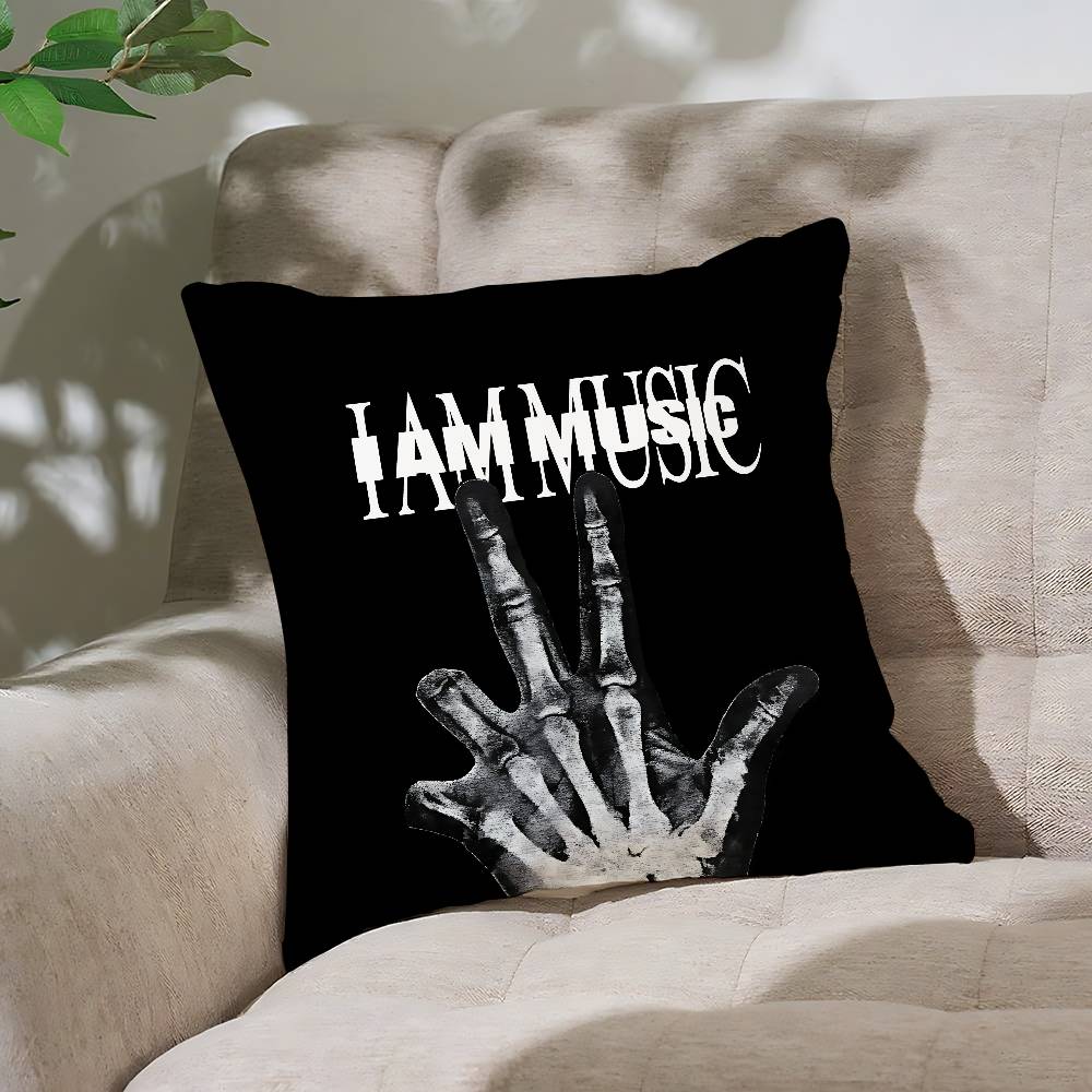 O-Opium Rap Playboi Carti Pillow Case Pillow Cover Nordic Vintage Style Cushion Covers Home Living Room Sofa Couch Seat Decor